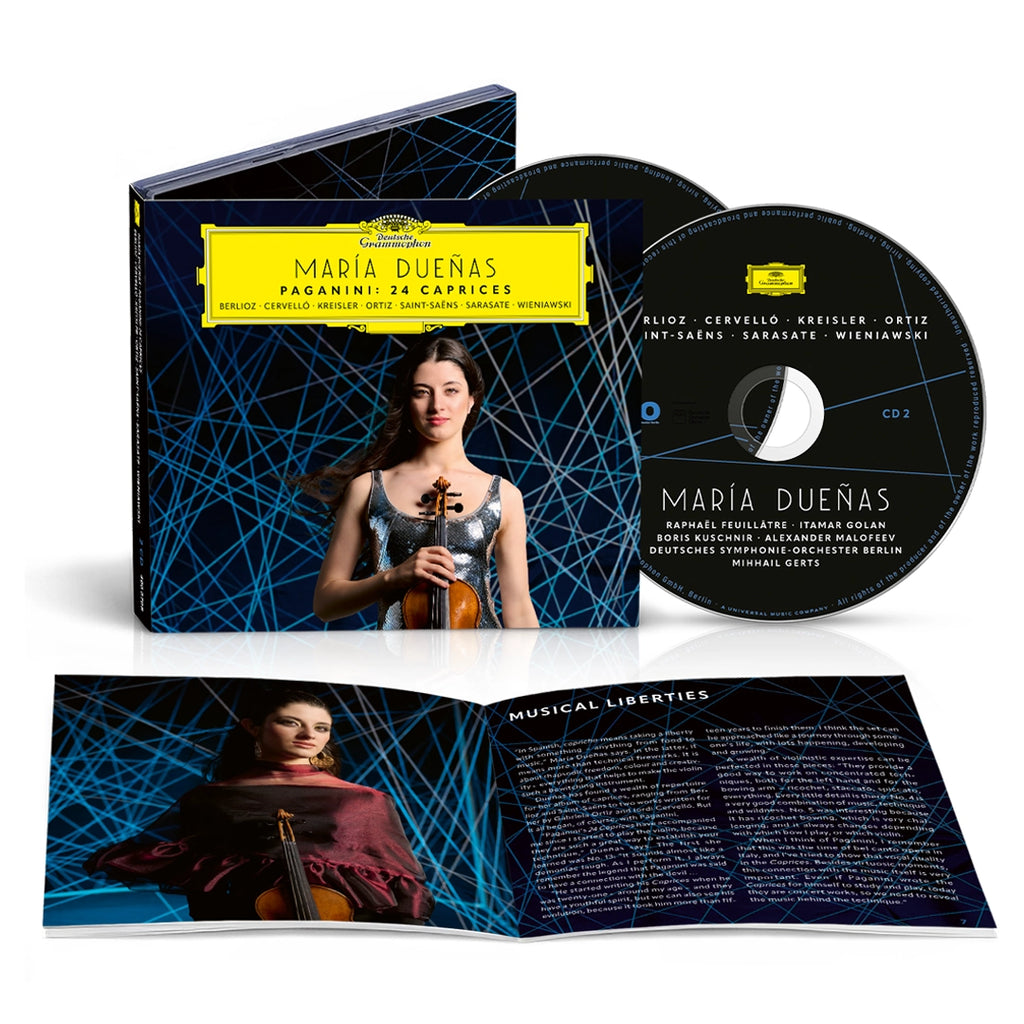 Paganini: 24 Caprices (Store Exclusive 2CD + Signed Art Card ) - María Dueñas - platenzaak.nl