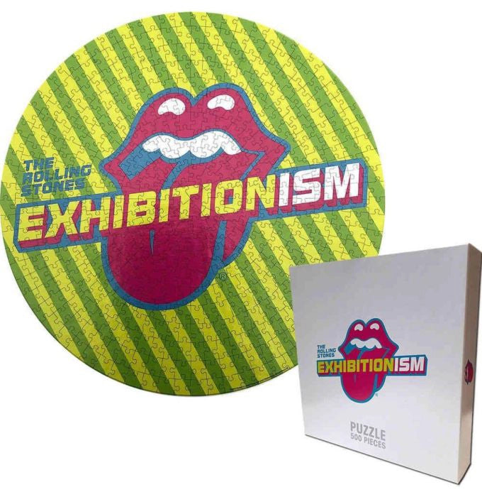 Rolling Stones Exhibitionism (Round 500 Piece Jigsaw Puzzle) - The Rolling Stones - platenzaak.nl