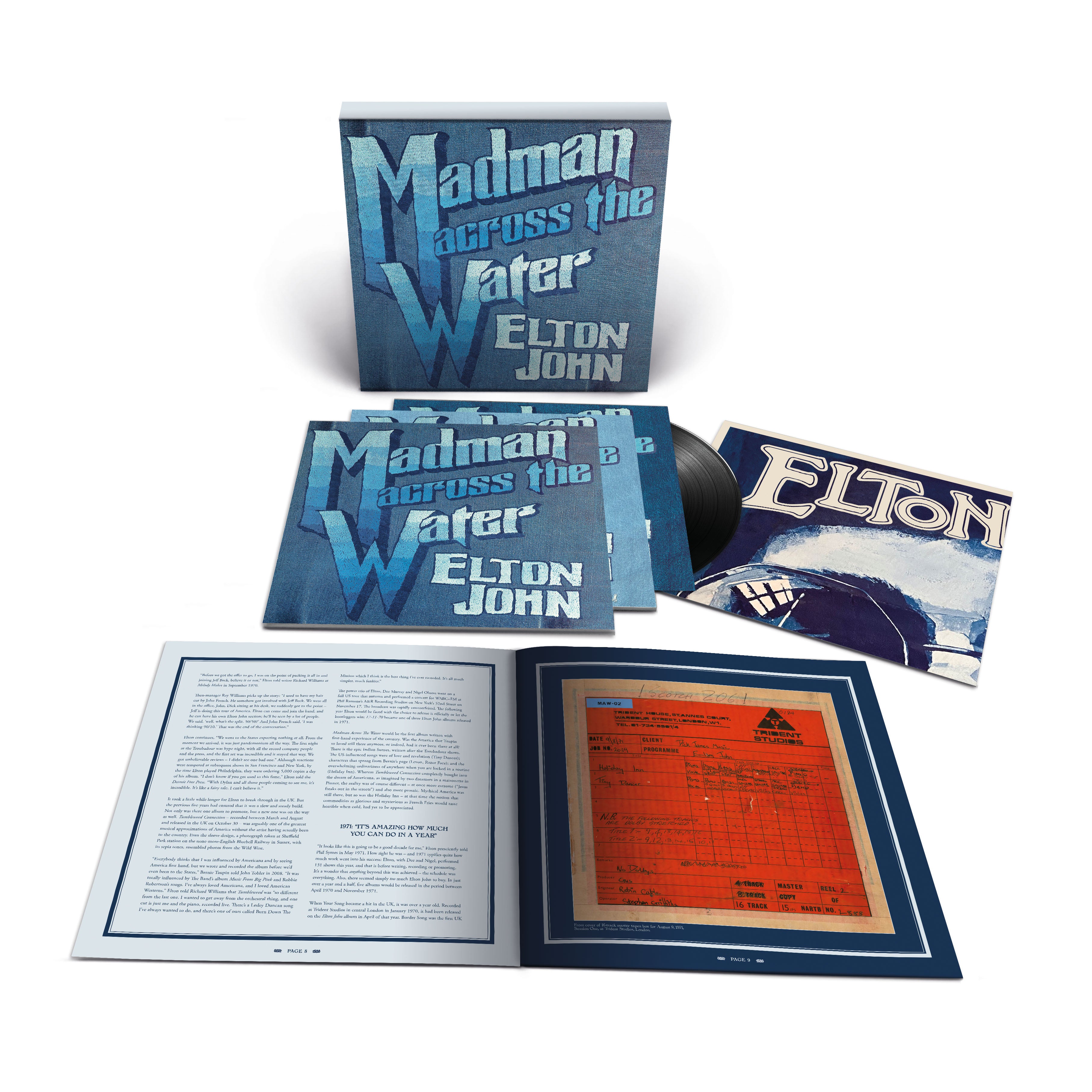 Elton　The　Water　(4LP　Boxset)　John　Madman　Across