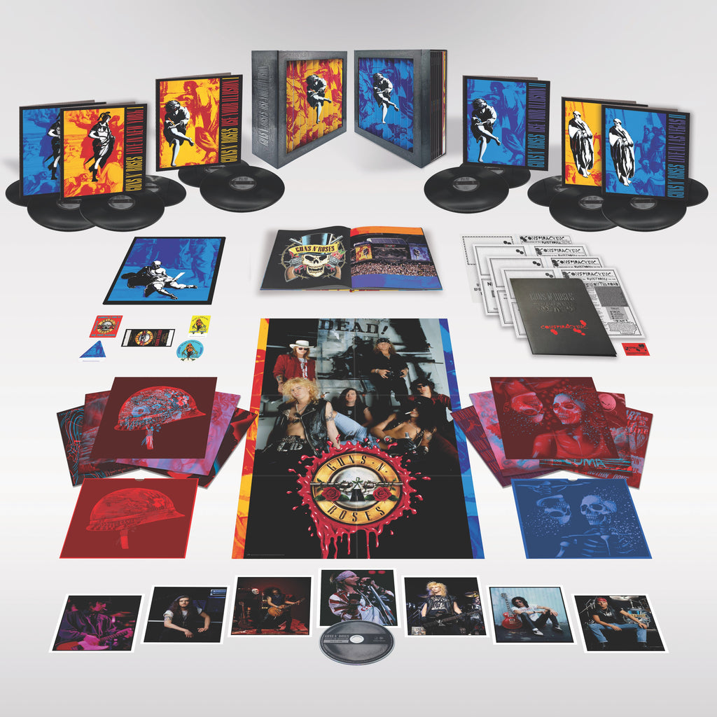 Use Your Illusion I & II (Super Deluxe 12LP + Blu-Ray Boxset) - Guns N' Roses - platenzaak.nl