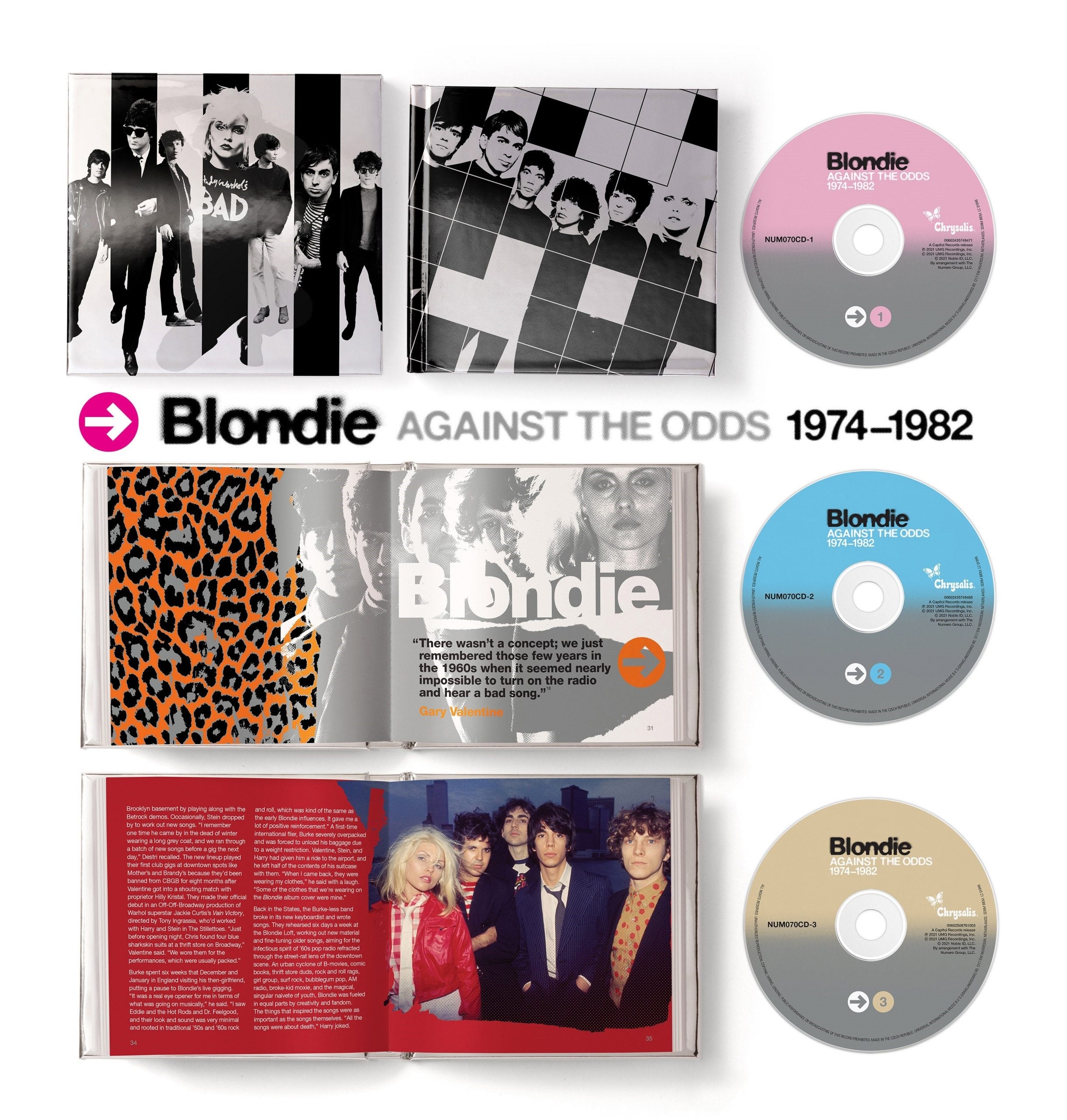 Against The Odds: 1974 – 1982 (3CD) - Blondie | Platenzaak.nl