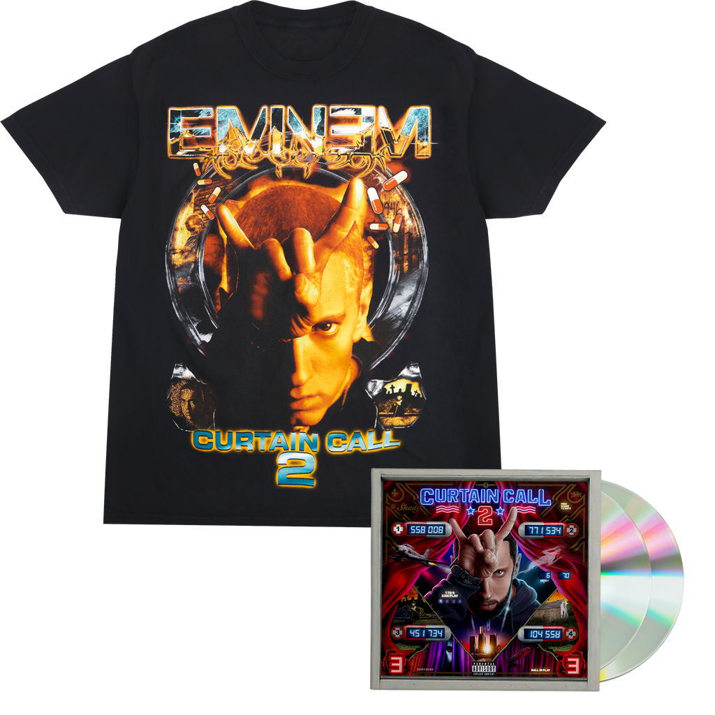 Curtain Call 2 (Store Exclusive 2CD+Horns T-Shirt) - Eminem - platenzaak.nl