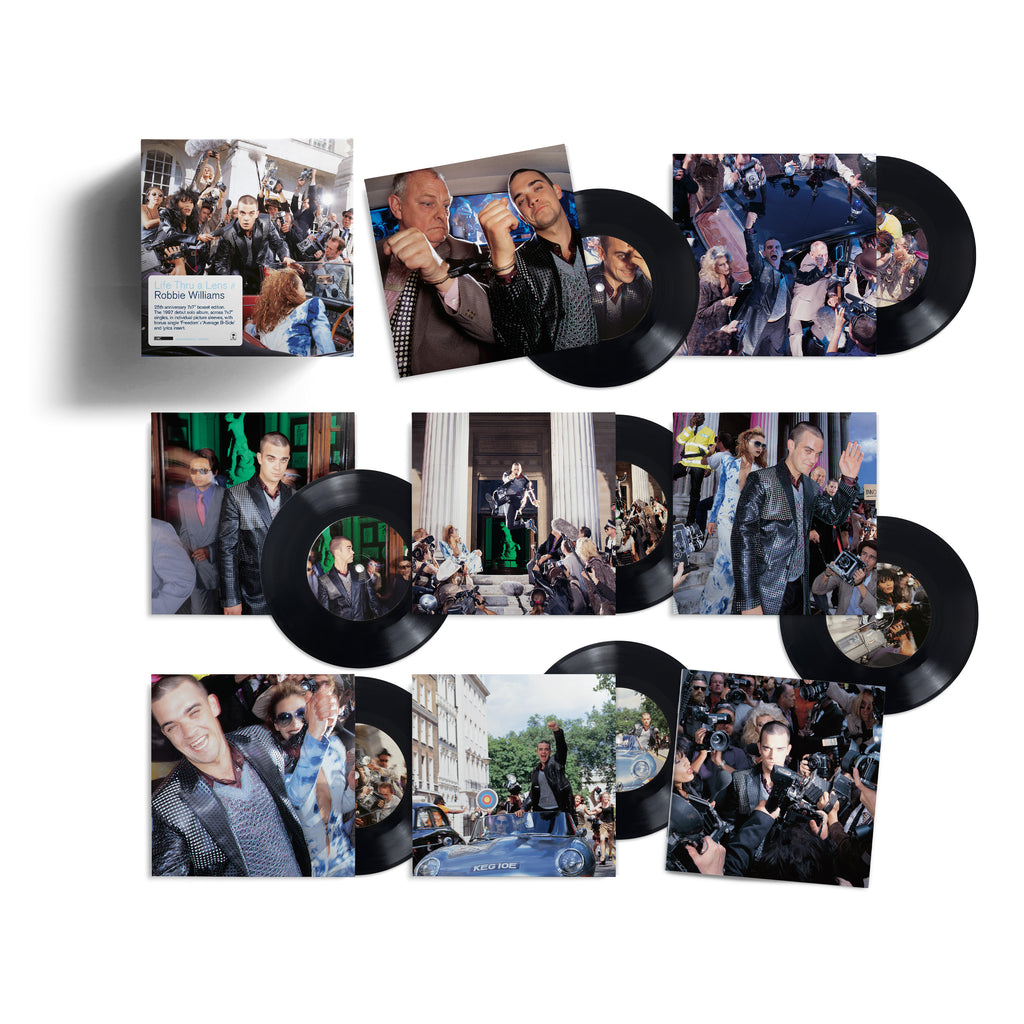 Life Thru A Lens 25th Anniversary (7Inch Single Boxset) - Robbie Williams - platenzaak.nl