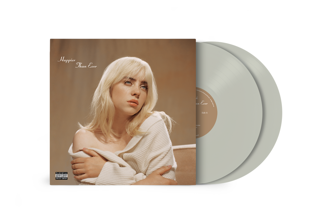 Happier Than Ever Exclusive Cool Grey Vinyl - Billie Eilish - platenzaak.nl