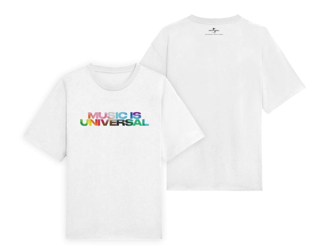 Music Is Universal (Store Exclusive White T-Shirt) -  - platenzaak.nl