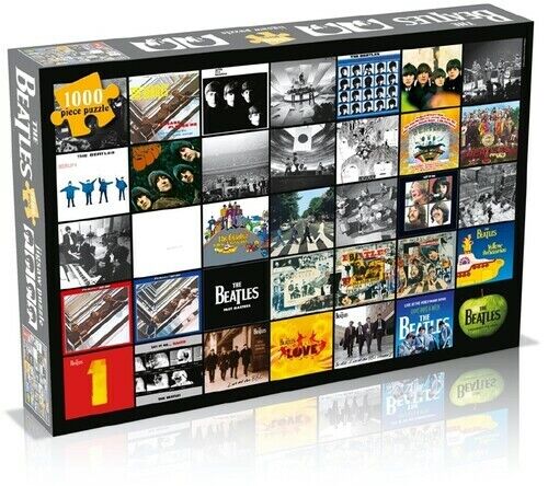 Album Collage 1000 Piece Jigsaw Puzzle - The Beatles - platenzaak.nl